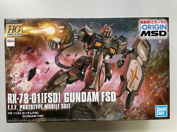 HG RX-78-01(FSD) Mobile Suit Gundam THE ORIGIN Gundam FSD