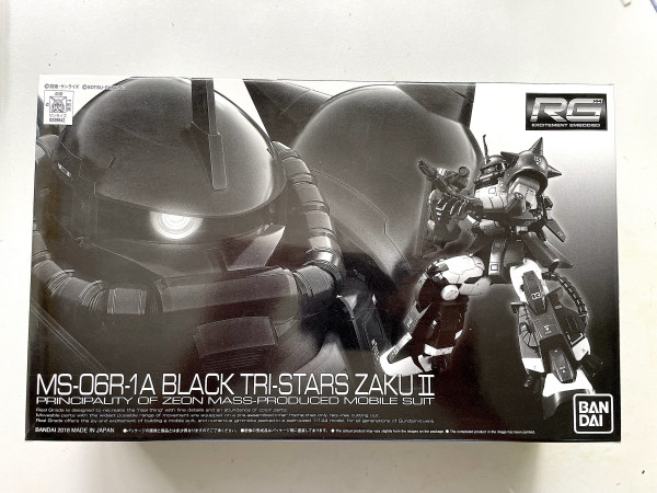 RG MS-06R-1A BLACK TRI-STARS ZAKU II_0
