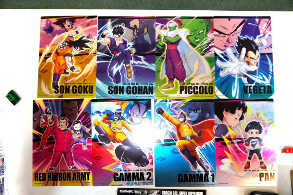 DragonBall_Super metallic poster Jumbo Carddass Dragon Ball Super -SUPER HERO- Complete 8 Type Set_0