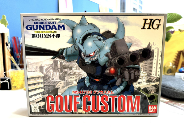 HG-  The 08th MS Team Platoon Gouf Custom