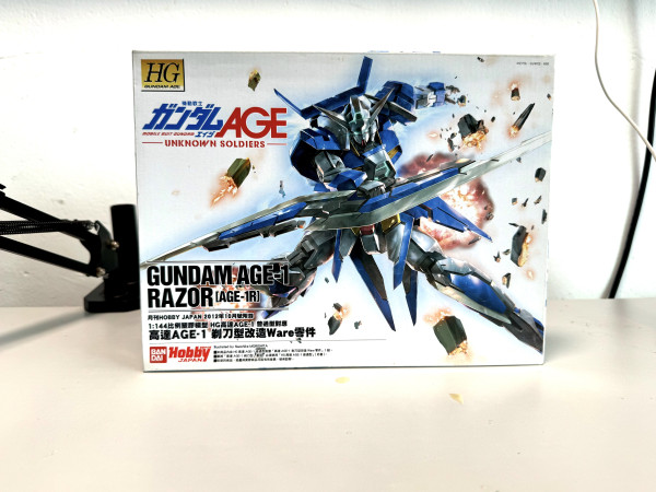 Gundam_Age-1 Razor (AGE-1R)剃刀型改造WARE零件 寄