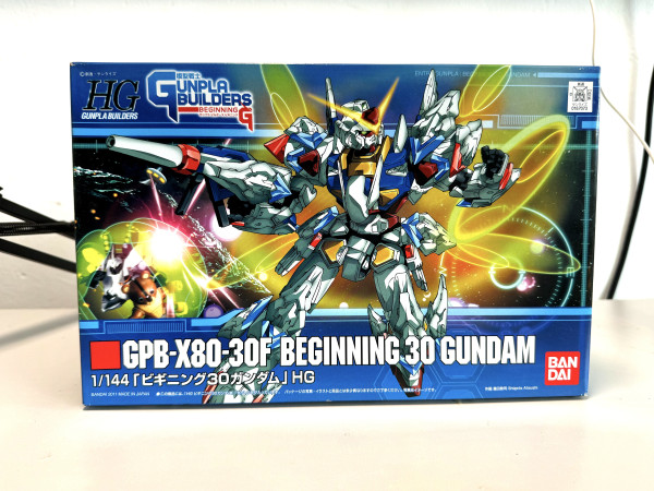 Gundam_Gunpla Builders GPB-X80-30F Beginning 30 Gundam 寄